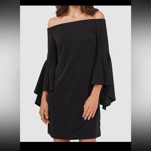 Elegant Black Off-Shoulder Dress